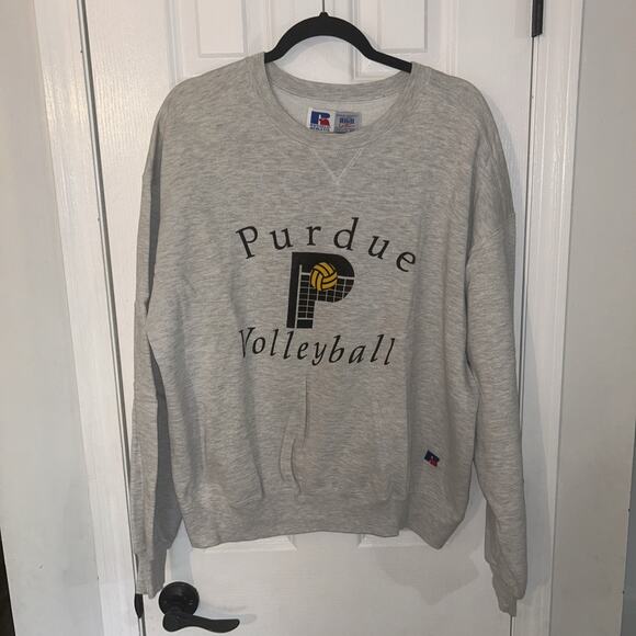 Russell Athletic Other - Vintage Purdue Boilermakers Volleyball Sweatshirt Gray XL Russell Athletic Rare